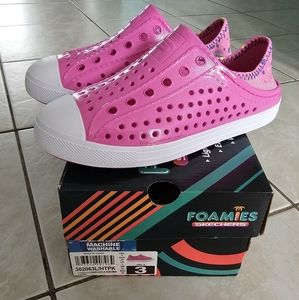 Skechers slip-on shoes, size 3
